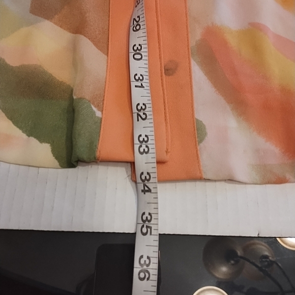 3K fashion Y2K women's orange/ yellow tie dye blazer size 2x (see measurements) - Picture 8 of 9